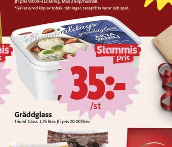 ICA Nära Triumf gräddglass erbjuda