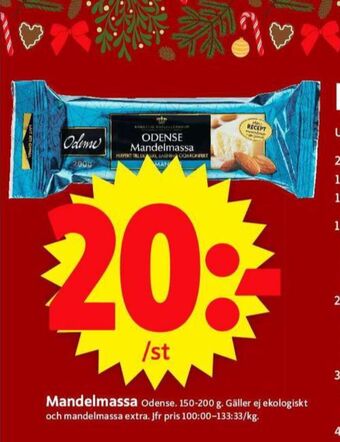 ICA Supermarket Odense mandelmassa erbjuda
