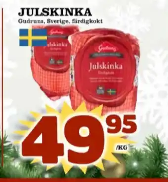 Matdax Gudruns julskinka erbjuda