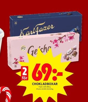 ICA Kvantum Karl fazer chokladask erbjuda