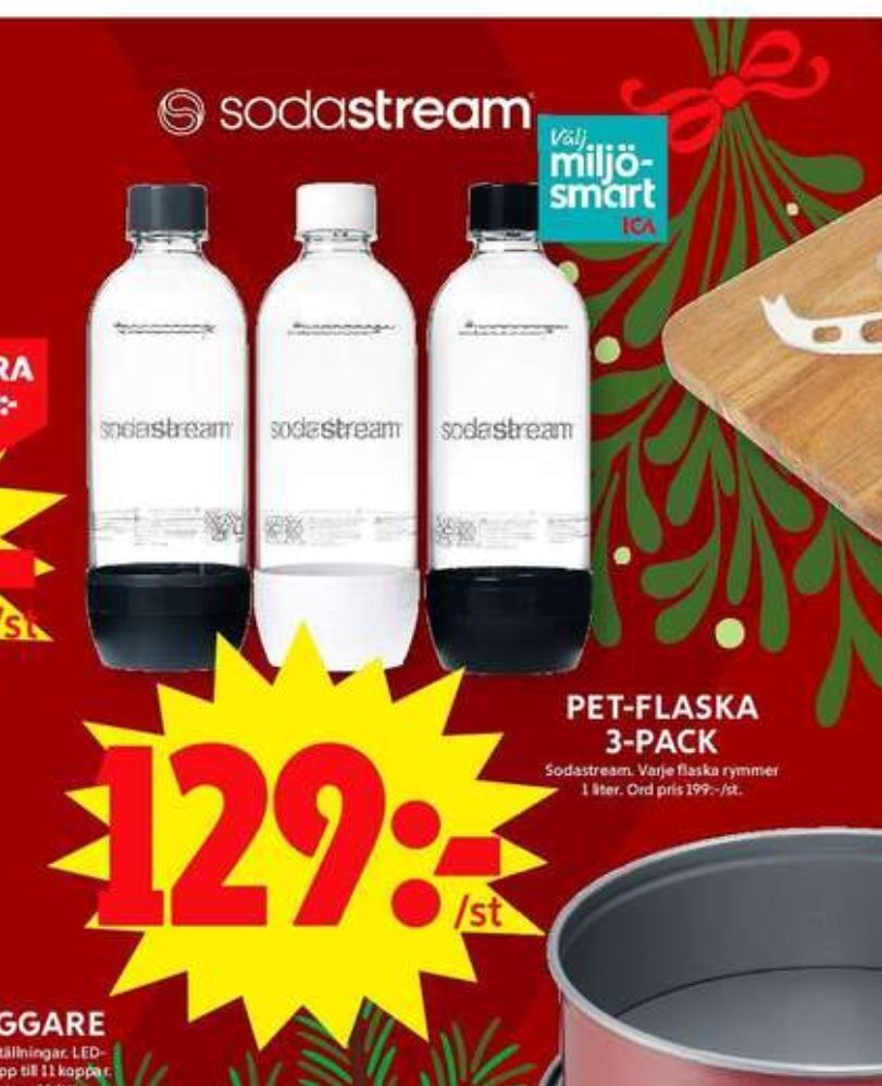 Sodastream flaskor erbjudande hos ICA Maxi