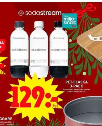 ICA Maxi Sodastream flaskor erbjuda
