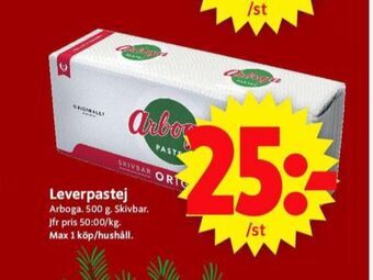 ICA Supermarket Arboga pastej leverpastej erbjuda