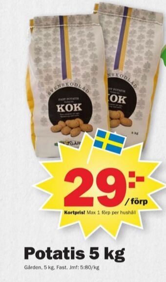 Pekås Gården potatis erbjuda