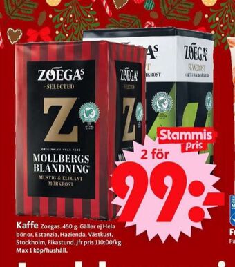 ICA Supermarket Mollbergs blanding kaffe malet erbjuda