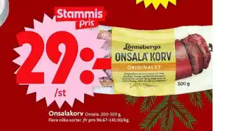 Onsalakorv