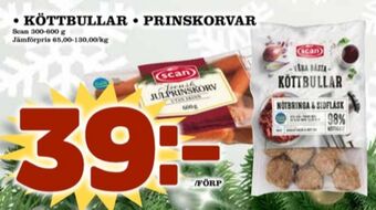 Matdax Scan köttbullar erbjuda