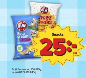 Östenssons Olw chips erbjuda