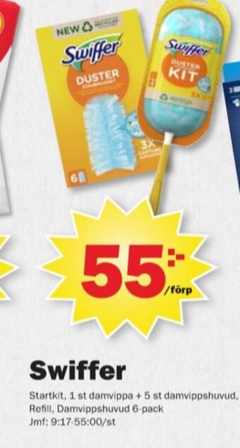 Pekås Swiffer dammvippa erbjuda