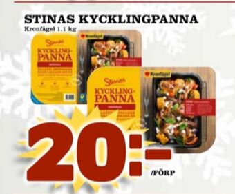 Matdax Stinas kyckling erbjuda