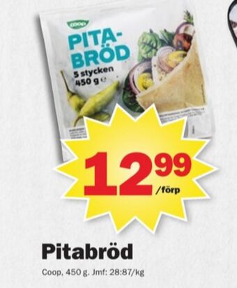 Pekås Coop pitabröd erbjuda