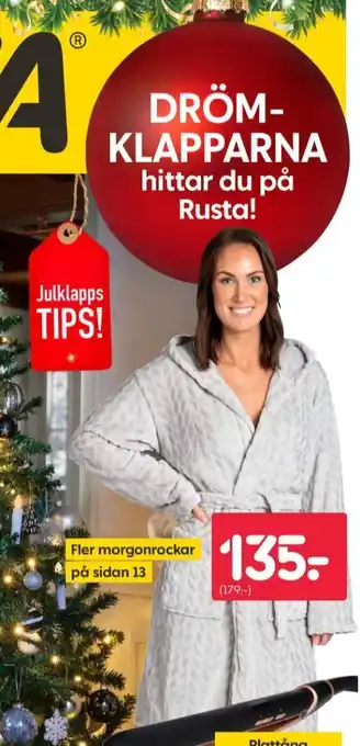 Rusta Morgonrock erbjuda