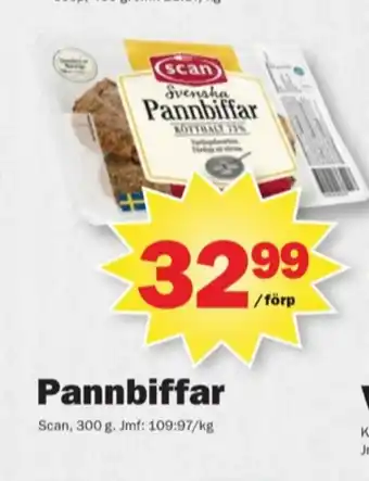 Pekås Scan pannbiffar erbjuda