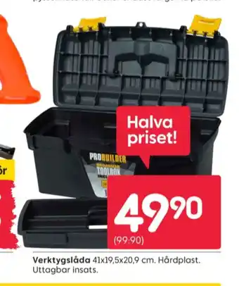 Rusta Probuilder verktygslåda erbjuda
