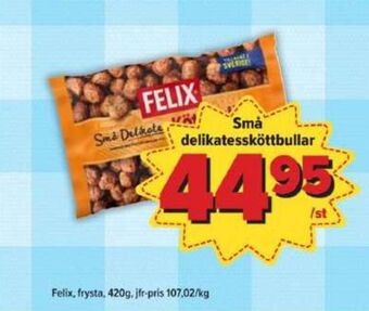 Östenssons Felix köttbullar erbjuda