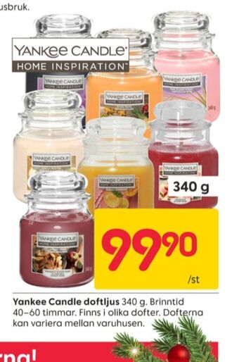 Rusta Yankee candle doftljus erbjuda