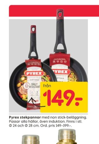 Rusta Pyrex stekpanna erbjuda