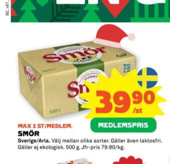 Stora Coop Svenskt smör erbjuda