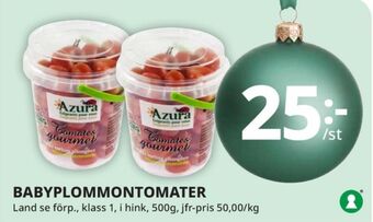 Tempo Azura plommontomater erbjuda