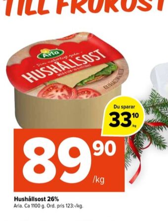 Coop Extra Arla hushållsost erbjuda
