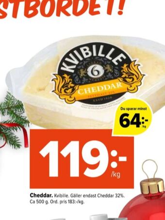 Kvibille cheddar