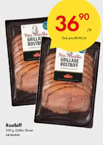 Snabbgross Rostbiff 200g erbjuda