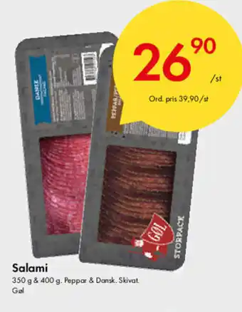 Snabbgross Salami 350g erbjuda
