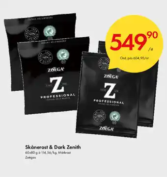 Snabbgross Skånerost & Dark Zenith erbjuda