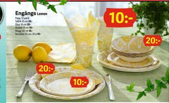 DollarStore Papp, 12-pack Tallrik 25 cm erbjuda