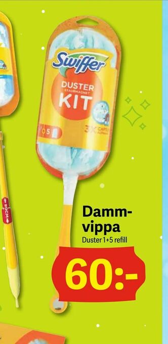 DollarStore Dammvippa erbjuda