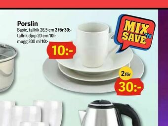 DollarStore Porslin erbjuda