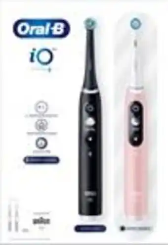 Oral-b io6 duo pack black lava / pink sand, 2 st
