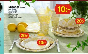 DollarStore Servetter 33 cm, 20-p erbjuda