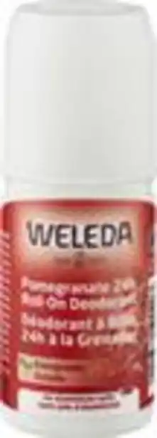 Weleda pomegranate 24h roll-on deodorant, 50 ml