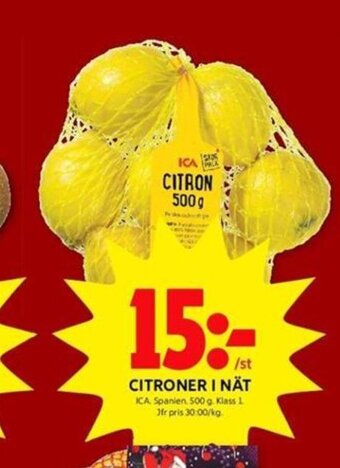 Citroner i Nät