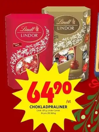 Chokladpraliner