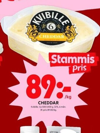 ICA Kvantum Cheddar erbjuda