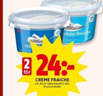 ICA Kvantum Creme Fraiche erbjuda