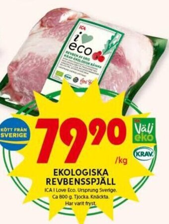 ICA Kvantum Ekologiska Revbensspjäll erbjuda
