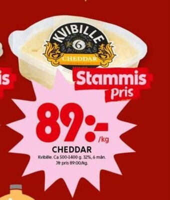 ICA Kvantum Cheddar erbjuda