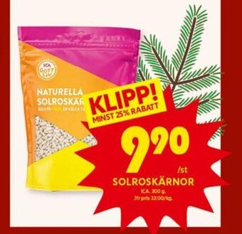 ICA Kvantum Solroskärnor erbjuda