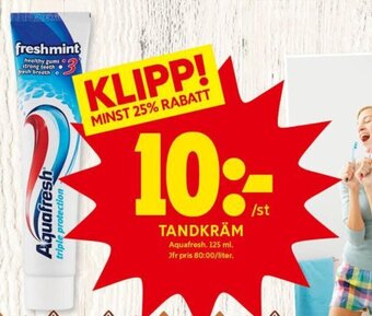 ICA Kvantum Tandkräm erbjuda