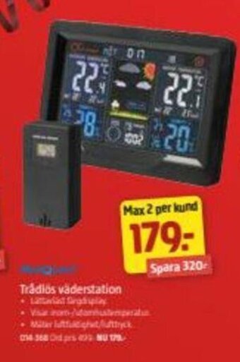 Jula Trådløs Vaderstation erbjuda