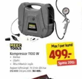 Jula Kompressor 1100W erbjuda