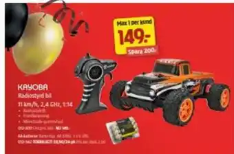 Jula Radiostyrd Bil 11km/h, 2.4GHz erbjuda