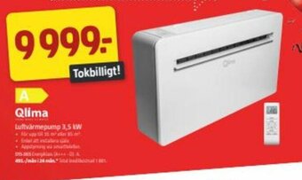 Jula Luftvärmepump 3.5 kW erbjuda