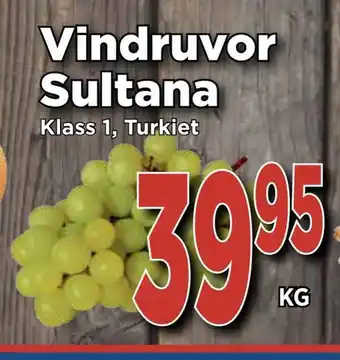 Vindruvor sultana