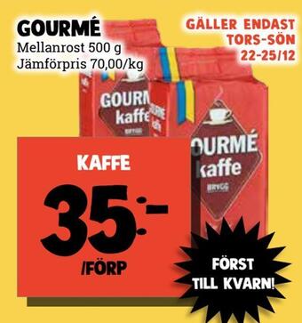 MatArket Kaffe erbjuda