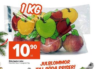 Coop Extra Röda äpplen i påse erbjuda