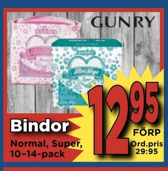 Supergrossen Bindor erbjuda